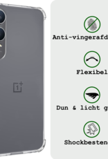 BASEY. Hoesje Geschikt voor OnePlus Nord CE4 Lite Hoesje Siliconen Shock Proof Case Hoes - Hoes Geschikt voor OnePlus Nord CE4 Lite Hoes Cover Case Shockproof - Transparant