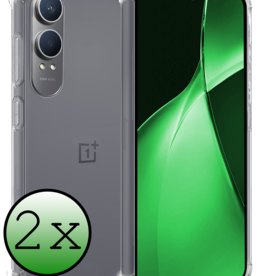 BASEY. BASEY. OnePlus Nord CE4 Lite Hoesje Shockproof - Transparant - 2 PACK