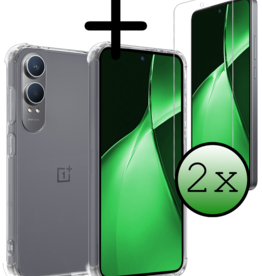 BASEY. BASEY. OnePlus Nord CE4 Lite Hoesje Shockproof Met 2x Screenprotector