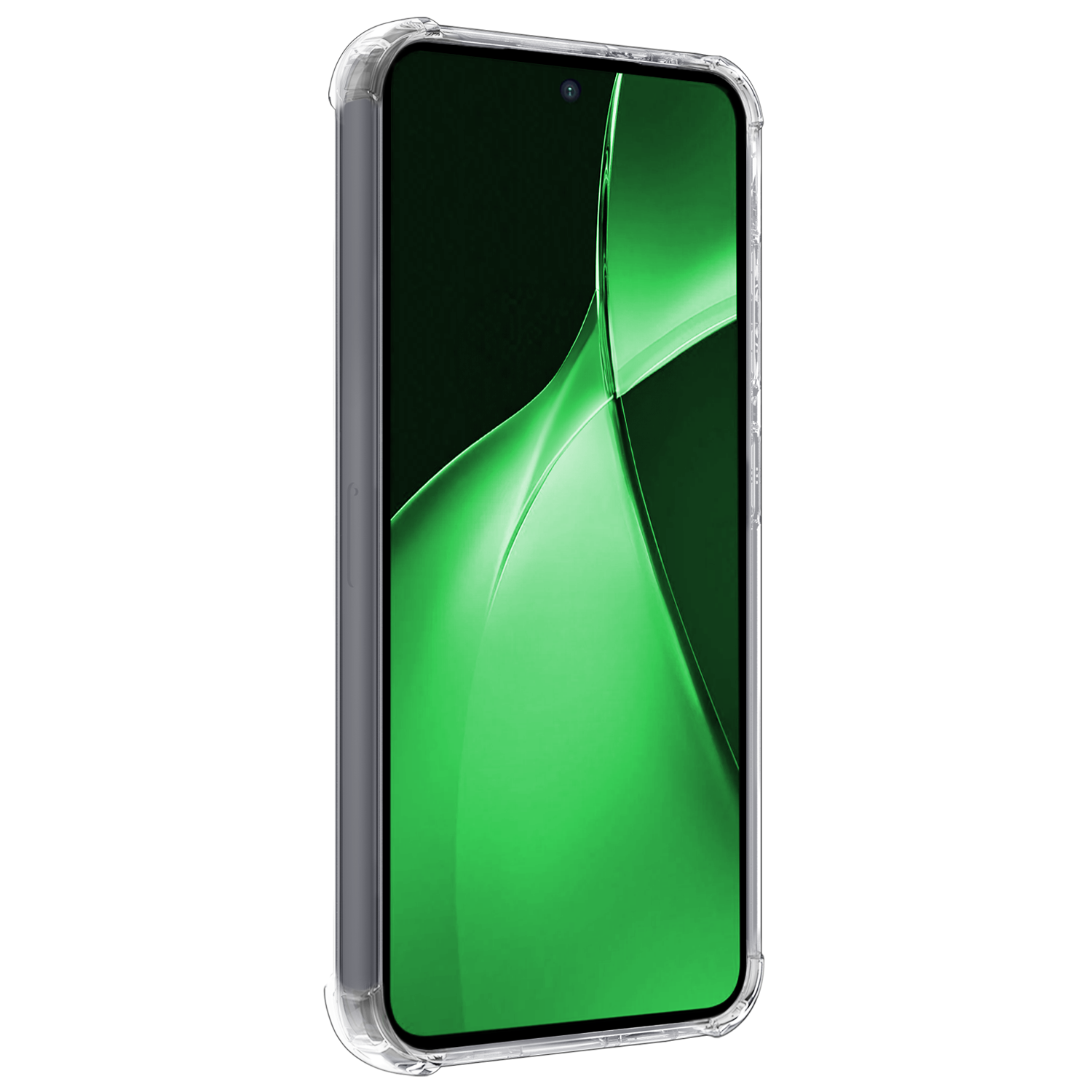 BASEY. Hoesje Geschikt voor OnePlus Nord CE4 Lite Hoesje Siliconen Shock Proof Case Hoes Met 2x Screenprotector - Hoes Geschikt voor OnePlus Nord CE4 Lite Hoes Cover Case Shockproof - Transparant
