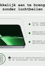 BASEY. Hoesje Geschikt voor OnePlus Nord CE4 Lite Hoesje Siliconen Case Hoes Met Screenprotector - Hoes Geschikt voor OnePlus Nord CE4 Lite Hoes Cover Case - Transparant