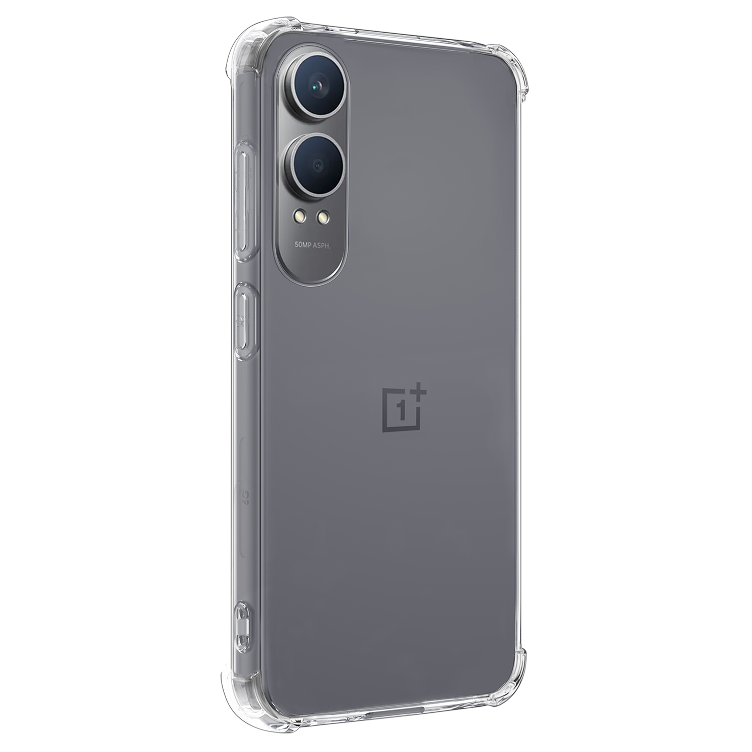 NoXx Hoesje Geschikt voor OnePlus Nord CE4 Lite Hoesje Siliconen Shock Proof Case Hoes Met Screenprotector - Hoes Geschikt voor OnePlus Nord CE4 Lite Hoes Cover Case Shockproof - Transparant