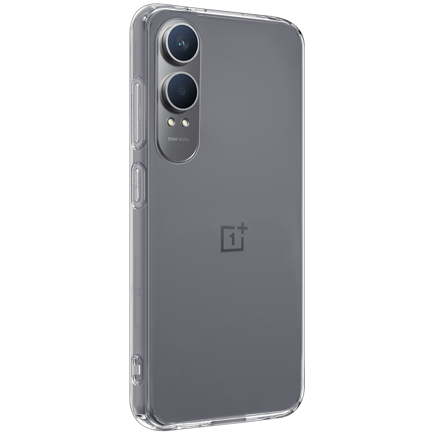NoXx Hoesje Geschikt voor OnePlus Nord CE4 Lite Hoesje Siliconen Case Hoes Met Screenprotector - Hoes Geschikt voor OnePlus Nord CE4 Lite Hoes Cover Case - Transparant