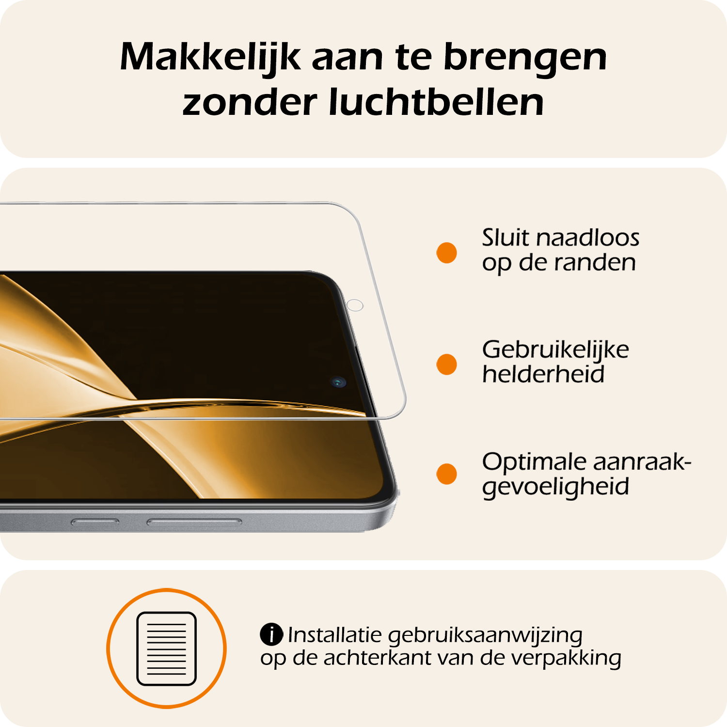 Nomfy Screenprotector Geschikt voor OnePlus Nord CE4 Lite Screenprotector Glas Gehard Tempered Glass - Screenprotector Geschikt voor OnePlus Nord CE4 Lite Screen Protector Screen Cover - 2 PACK