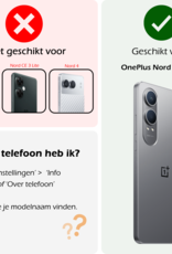 Nomfy Hoesje Geschikt voor OnePlus Nord CE4 Lite Hoesje Siliconen Shock Proof Case Hoes - Hoes Geschikt voor OnePlus Nord CE4 Lite Hoes Cover Case Shockproof - Transparant
