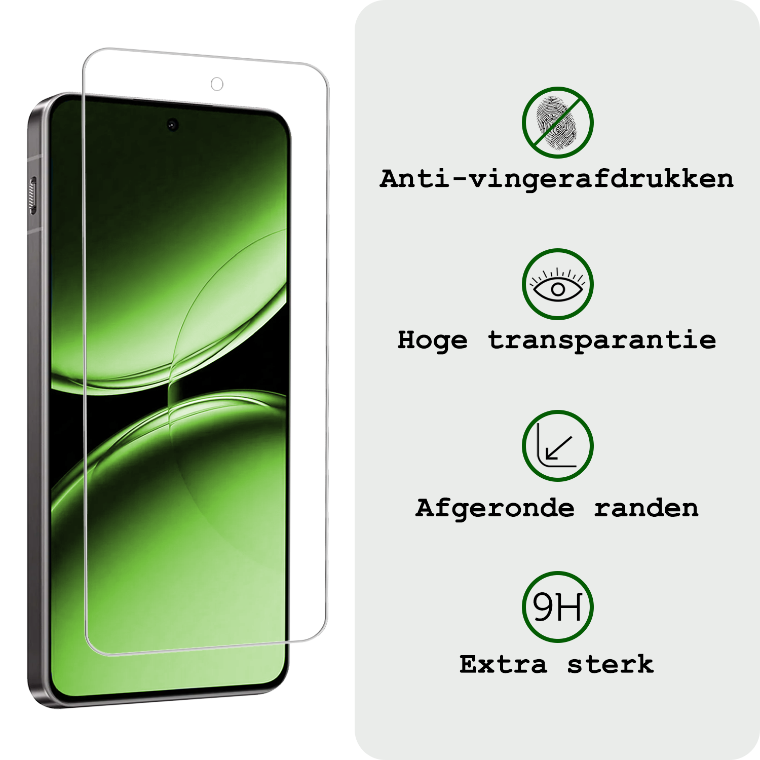 BASEY. Screenprotector Geschikt voor OnePlus Nord 4 Screenprotector Glas Gehard Tempered Glass - Screenprotector Geschikt voor OnePlus Nord 4 Screen Protector Screen Cover - 3 PACK