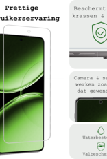 BASEY. Screenprotector Geschikt voor OnePlus Nord 4 Screenprotector Glas Gehard Tempered Glass - Screenprotector Geschikt voor OnePlus Nord 4 Screen Protector Screen Cover - 3 PACK