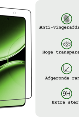 BASEY. Screenprotector Geschikt voor OnePlus Nord 4 Screenprotector Glas Gehard Tempered Glass Full Cover - Screenprotector Geschikt voor OnePlus Nord 4 Screen Protector Screen Cover