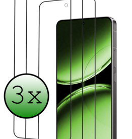 BASEY. BASEY. OnePlus Nord 4 Screenprotector Glas  Full Cover - 3 PACK