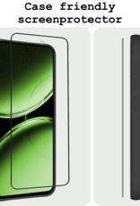 BASEY. Screenprotector Geschikt voor OnePlus Nord 4 Screenprotector Glas Gehard Tempered Glass Full Cover - Screenprotector Geschikt voor OnePlus Nord 4 Screen Protector Screen Cover - 3 PACK