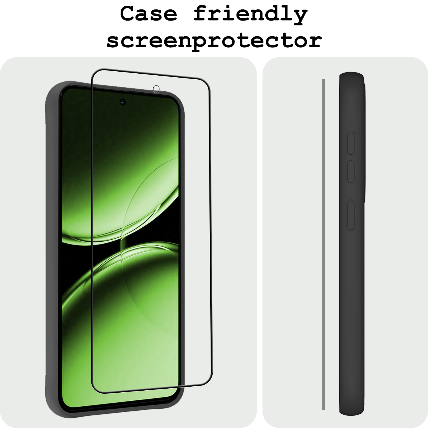 BASEY. Screenprotector Geschikt voor OnePlus Nord 4 Screenprotector Glas Gehard Tempered Glass Full Cover - Screenprotector Geschikt voor OnePlus Nord 4 Screen Protector Screen Cover - 3 PACK