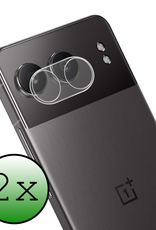 BASEY. Screenprotector Geschikt voor OnePlus Nord 4 Camera Lens Screenprotector Glas - Screenprotector Geschikt voor OnePlus Nord 4 Screenprotector Camera Protector Gehard Glas - 2 PACK