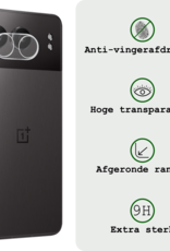 BASEY. Screenprotector Geschikt voor OnePlus Nord 4 Camera Lens Screenprotector Glas - Screenprotector Geschikt voor OnePlus Nord 4 Screenprotector Camera Protector Gehard Glas - 2 PACK