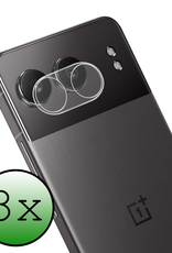 BASEY. Screenprotector Geschikt voor OnePlus Nord 4 Camera Lens Screenprotector Glas - Screenprotector Geschikt voor OnePlus Nord 4 Screenprotector Camera Protector Gehard Glas - 3 PACK