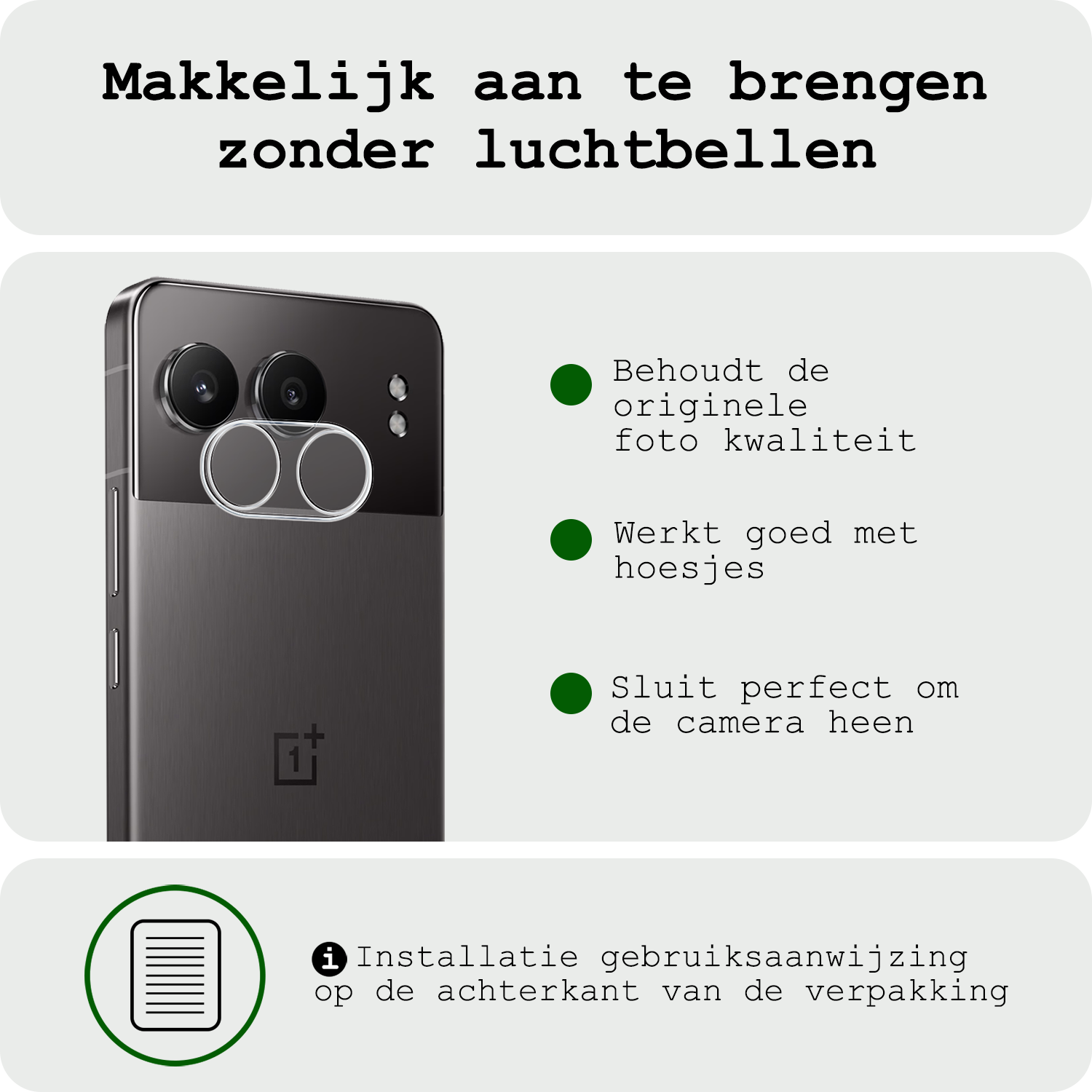 BASEY. Screenprotector Geschikt voor OnePlus Nord 4 Camera Lens Screenprotector Glas - Screenprotector Geschikt voor OnePlus Nord 4 Screenprotector Camera Protector Gehard Glas - 3 PACK