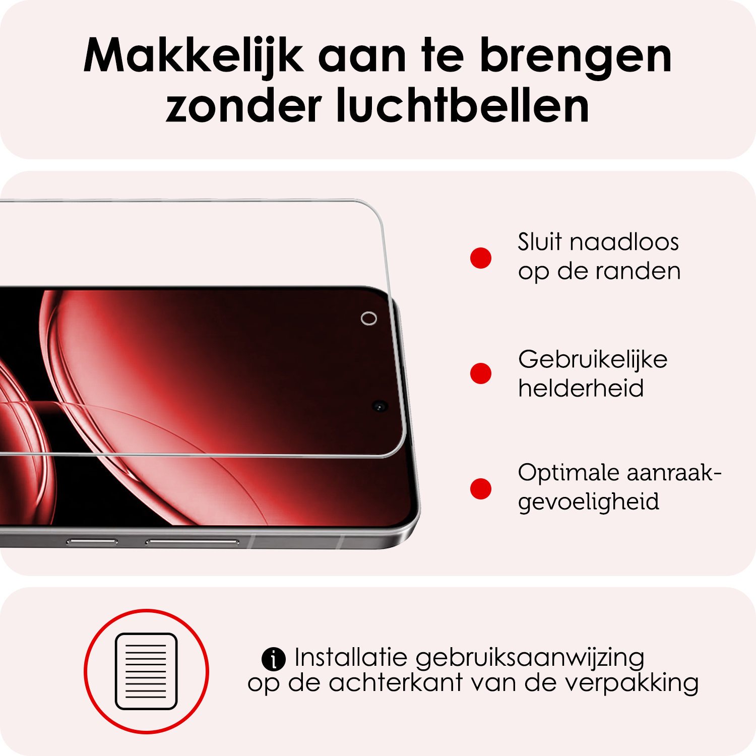 NoXx Screenprotector Geschikt voor OnePlus Nord 4 Screenprotector Glas Gehard Tempered Glass - Screenprotector Geschikt voor OnePlus Nord 4 Screen Protector Screen Cover