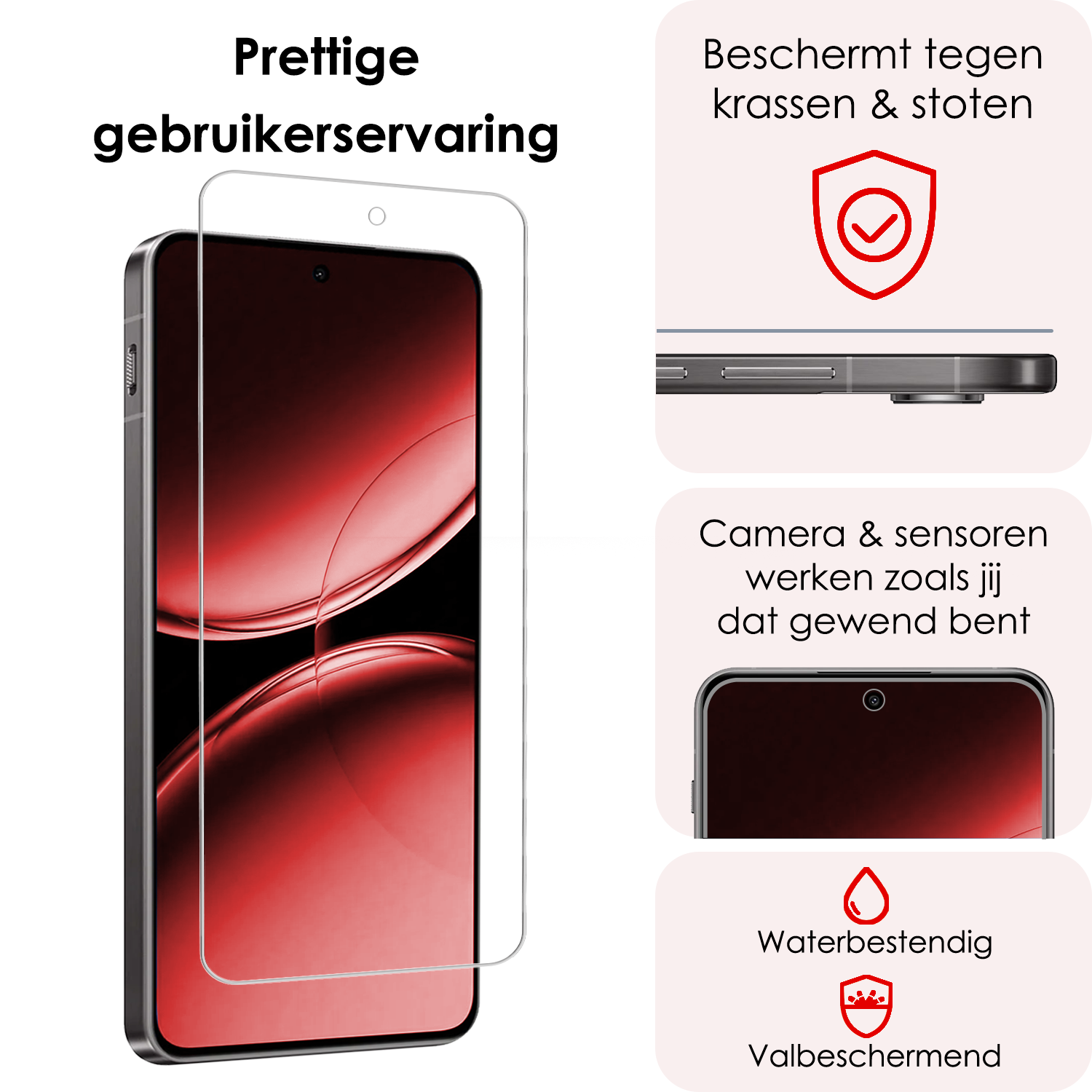 NoXx Screenprotector Geschikt voor OnePlus Nord 4 Screenprotector Glas Gehard Tempered Glass - Screenprotector Geschikt voor OnePlus Nord 4 Screen Protector Screen Cover