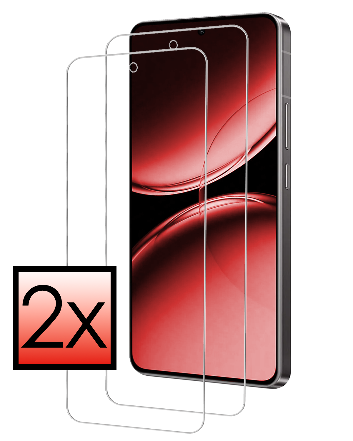 NoXx Screenprotector Geschikt voor OnePlus Nord 4 Screenprotector Glas Gehard Tempered Glass - Screenprotector Geschikt voor OnePlus Nord 4 Screen Protector Screen Cover - 2 PACK