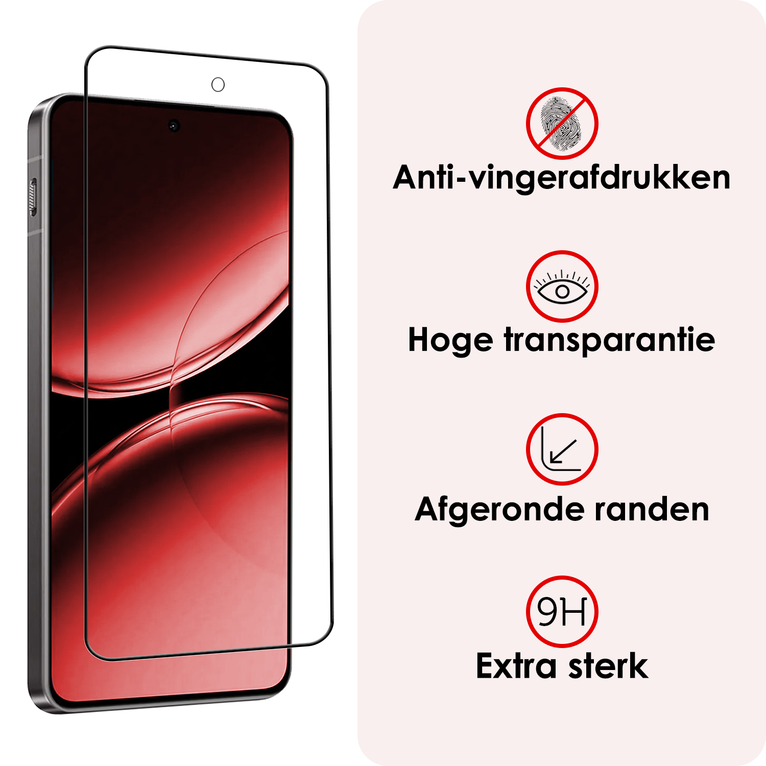 NoXx Screenprotector Geschikt voor OnePlus Nord 4 Screenprotector Glas Gehard Tempered Glass Full Cover - Screenprotector Geschikt voor OnePlus Nord 4 Screen Protector Screen Cover - 2 PACK