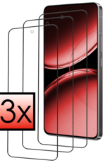 NoXx Screenprotector Geschikt voor OnePlus Nord 4 Screenprotector Glas Gehard Tempered Glass Full Cover - Screenprotector Geschikt voor OnePlus Nord 4 Screen Protector Screen Cover - 3 PACK
