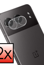 NoXx Screenprotector Geschikt voor OnePlus Nord 4 Camera Lens Screenprotector Glas - Screenprotector Geschikt voor OnePlus Nord 4 Screenprotector Camera Protector Gehard Glas - 2 PACK