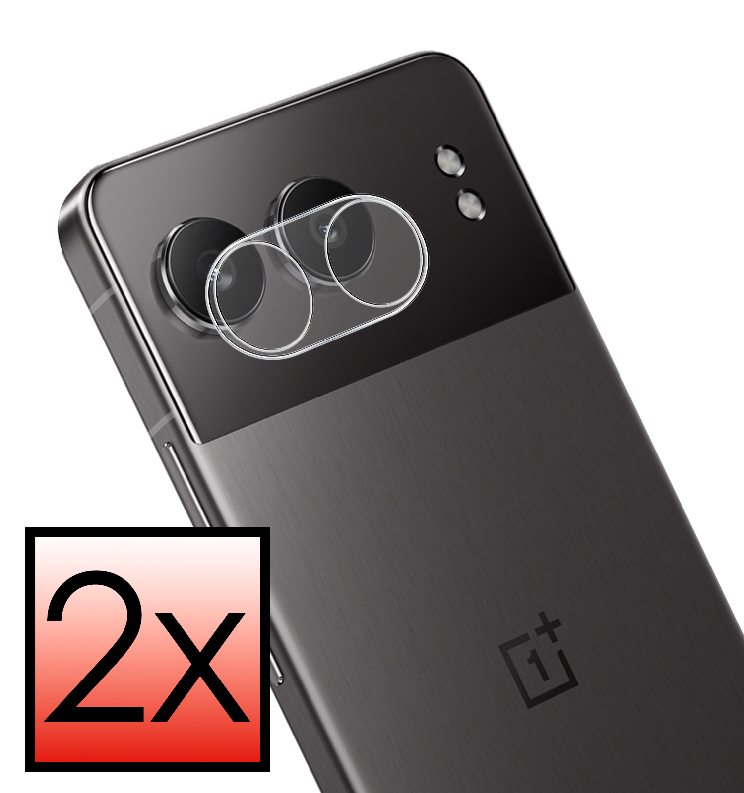 NoXx Screenprotector Geschikt voor OnePlus Nord 4 Camera Lens Screenprotector Glas - Screenprotector Geschikt voor OnePlus Nord 4 Screenprotector Camera Protector Gehard Glas - 2 PACK