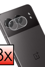 NoXx Screenprotector Geschikt voor OnePlus Nord 4 Camera Lens Screenprotector Glas - Screenprotector Geschikt voor OnePlus Nord 4 Screenprotector Camera Protector Gehard Glas - 3 PACK