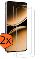 Nomfy Screenprotector Geschikt voor OnePlus Nord 4 Screenprotector Glas Gehard Tempered Glass - Screenprotector Geschikt voor OnePlus Nord 4 Screen Protector Screen Cover - 2 PACK
