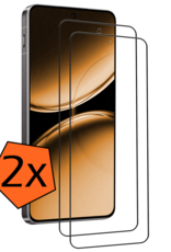 Nomfy Screenprotector Geschikt voor OnePlus Nord 4 Screenprotector Glas Gehard Tempered Glass Full Cover - Screenprotector Geschikt voor OnePlus Nord 4 Screen Protector Screen Cover - 2 PACK