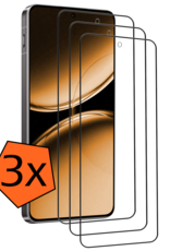 Nomfy Screenprotector Geschikt voor OnePlus Nord 4 Screenprotector Glas Gehard Tempered Glass Full Cover - Screenprotector Geschikt voor OnePlus Nord 4 Screen Protector Screen Cover - 3 PACK