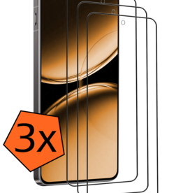 Nomfy Nomfy OnePlus Nord 4 Screenprotector Glas  Full Cover - 3 PACK