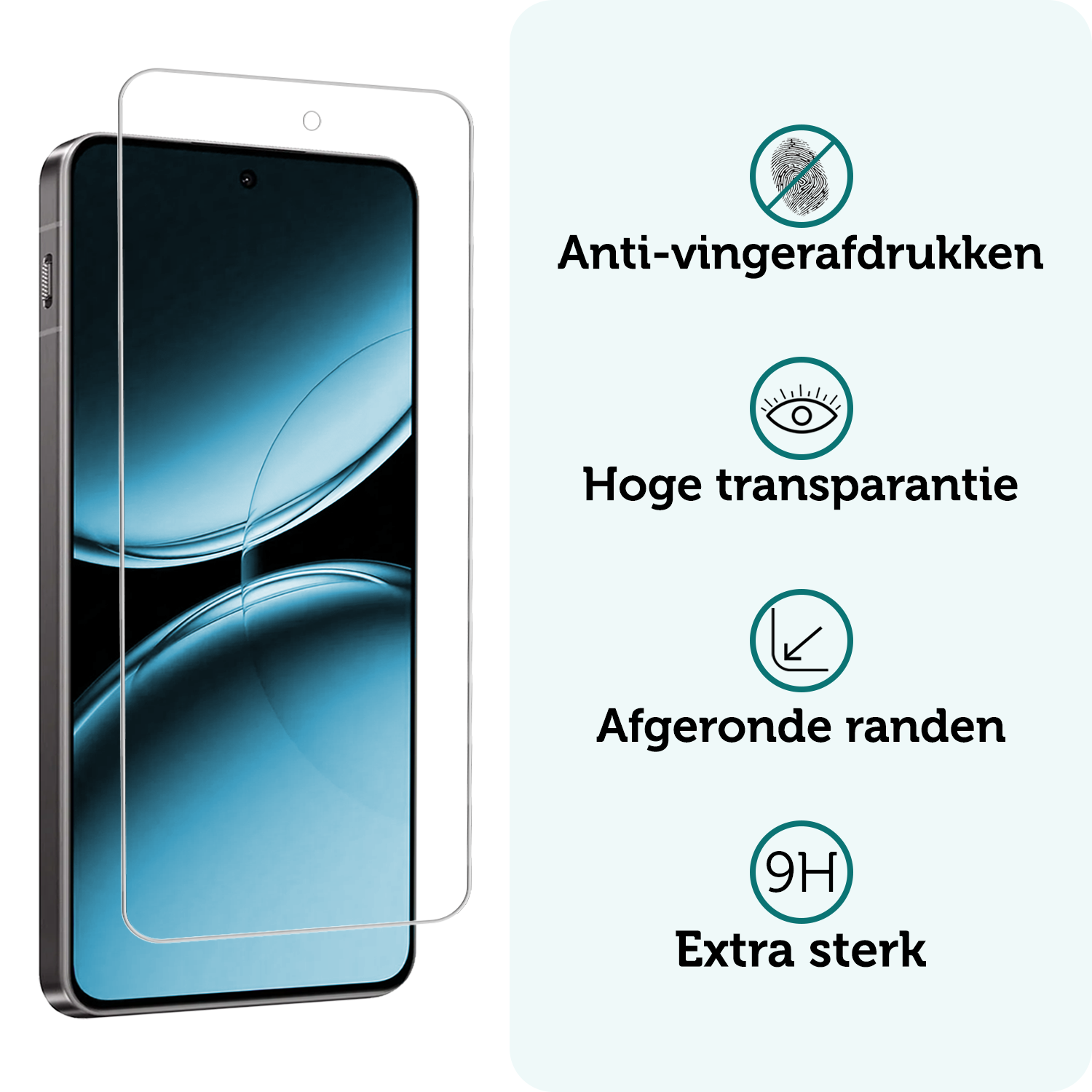 Forterra Screenprotector Geschikt voor OnePlus Nord 4 Screenprotector Glas Gehard Tempered Glass - Screenprotector Geschikt voor OnePlus Nord 4 Screen Protector Screen Cover