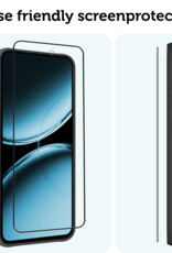 Forterra Screenprotector Geschikt voor OnePlus Nord 4 Screenprotector Glas Gehard Tempered Glass Full Cover - Screenprotector Geschikt voor OnePlus Nord 4 Screen Protector Screen Cover - 2 PACK
