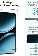 Forterra Screenprotector Geschikt voor OnePlus Nord 4 Screenprotector Glas Gehard Tempered Glass Full Cover - Screenprotector Geschikt voor OnePlus Nord 4 Screen Protector Screen Cover - 2 PACK