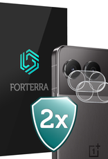 Forterra Screenprotector Geschikt voor OnePlus Nord 4 Camera Lens Screenprotector Glas - Screenprotector Geschikt voor OnePlus Nord 4 Screenprotector Camera Protector Gehard Glas - 2 PACK