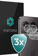 Forterra Screenprotector Geschikt voor OnePlus Nord 4 Camera Lens Screenprotector Glas - Screenprotector Geschikt voor OnePlus Nord 4 Screenprotector Camera Protector Gehard Glas - 3 PACK