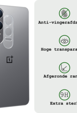 BASEY. Screenprotector Geschikt voor OnePlus Nord CE4 Lite Camera Lens Screenprotector Glas - Screenprotector Geschikt voor OnePlus Nord CE4 Lite Screenprotector Camera Protector Gehard Glas - 2 PACK