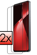 NoXx Screenprotector Geschikt voor OnePlus Nord CE4 Lite Screenprotector Glas Gehard Tempered Glass Full Cover - Screenprotector Geschikt voor OnePlus Nord CE4 Lite Screen Protector Screen Cover - 2 PACK