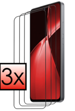 NoXx Screenprotector Geschikt voor OnePlus Nord CE4 Lite Screenprotector Glas Gehard Tempered Glass Full Cover - Screenprotector Geschikt voor OnePlus Nord CE4 Lite Screen Protector Screen Cover - 3 PACK