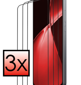NoXx NoXx OnePlus Nord CE4 Lite Screenprotector Glas  Full Cover - 3 PACK