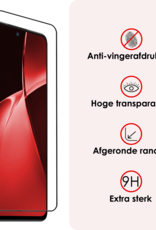 NoXx Screenprotector Geschikt voor OnePlus Nord CE4 Lite Screenprotector Glas Gehard Tempered Glass Full Cover - Screenprotector Geschikt voor OnePlus Nord CE4 Lite Screen Protector Screen Cover - 3 PACK