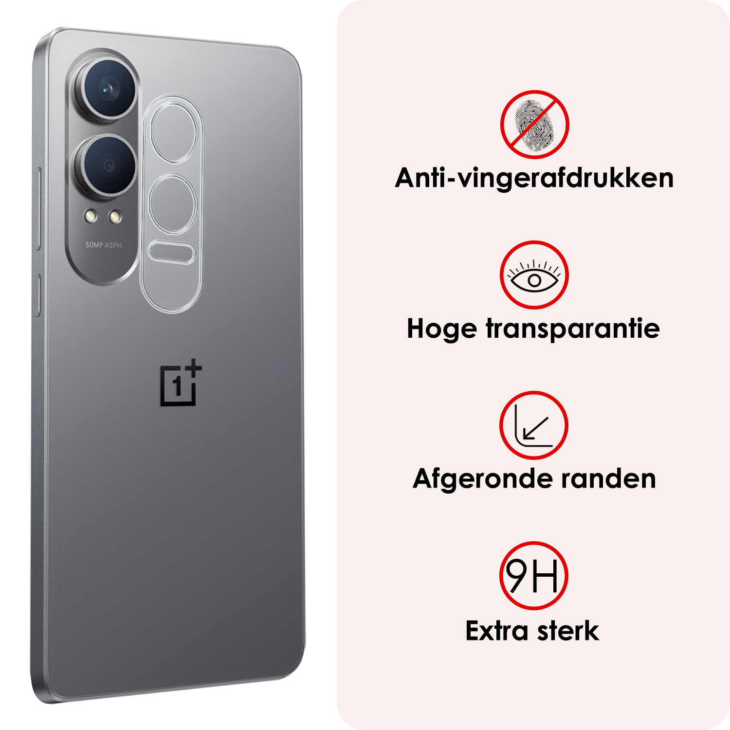 NoXx Screenprotector Geschikt voor OnePlus Nord CE4 Lite Camera Lens Screenprotector Glas - Screenprotector Geschikt voor OnePlus Nord CE4 Lite Screenprotector Camera Protector Gehard Glas