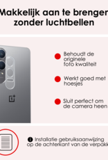 NoXx Screenprotector Geschikt voor OnePlus Nord CE4 Lite Camera Lens Screenprotector Glas - Screenprotector Geschikt voor OnePlus Nord CE4 Lite Screenprotector Camera Protector Gehard Glas