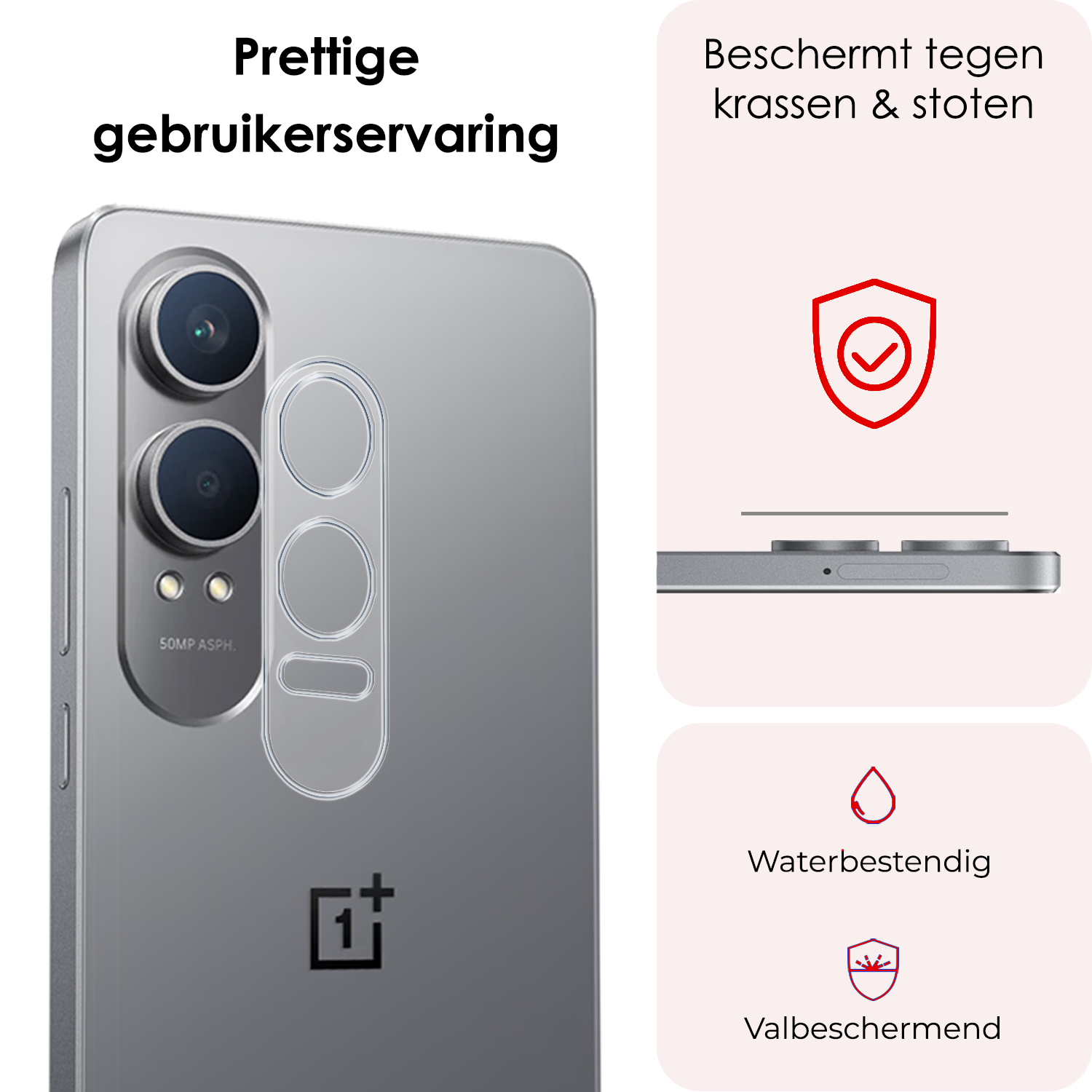 NoXx Screenprotector Geschikt voor OnePlus Nord CE4 Lite Camera Lens Screenprotector Glas - Screenprotector Geschikt voor OnePlus Nord CE4 Lite Screenprotector Camera Protector Gehard Glas