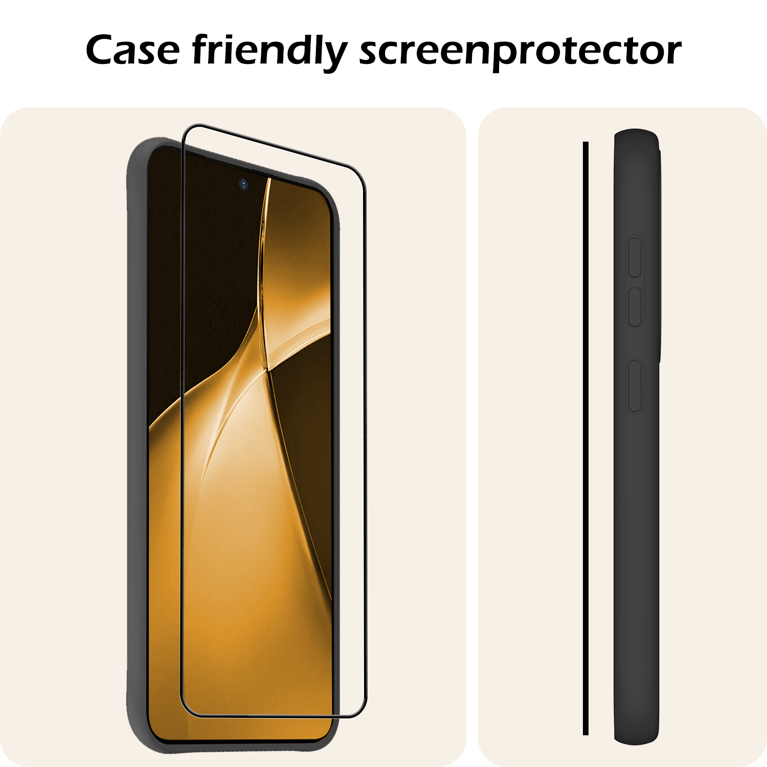 Nomfy Screenprotector Geschikt voor OnePlus Nord CE4 Lite Screenprotector Glas Gehard Tempered Glass Full Cover - Screenprotector Geschikt voor OnePlus Nord CE4 Lite Screen Protector Screen Cover - 3 PACK