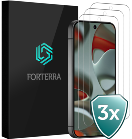 Forterra Forterra Google Pixel 9 Pro XL Screenprotector Glas - 3 PACK