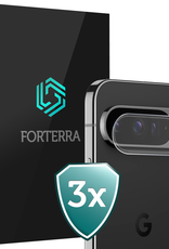 Forterra Screenprotector Geschikt voor Google Pixel 9 Pro Camera Lens Screenprotector Glas - Screenprotector Geschikt voor Google Pixel 9 Pro Screenprotector Camera Protector Gehard Glas - 3 PACK