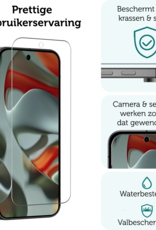 Forterra Screenprotector Geschikt voor Google Pixel 9 Pro Screenprotector Glas Gehard Tempered Glass - Screenprotector Geschikt voor Google Pixel 9 Pro Screen Protector Screen Cover - 3 PACK