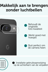 Forterra Screenprotector Geschikt voor Google Pixel 9 Camera Lens Screenprotector Glas - Screenprotector Geschikt voor Google Pixel 9 Screenprotector Camera Protector Gehard Glas - 3 PACK