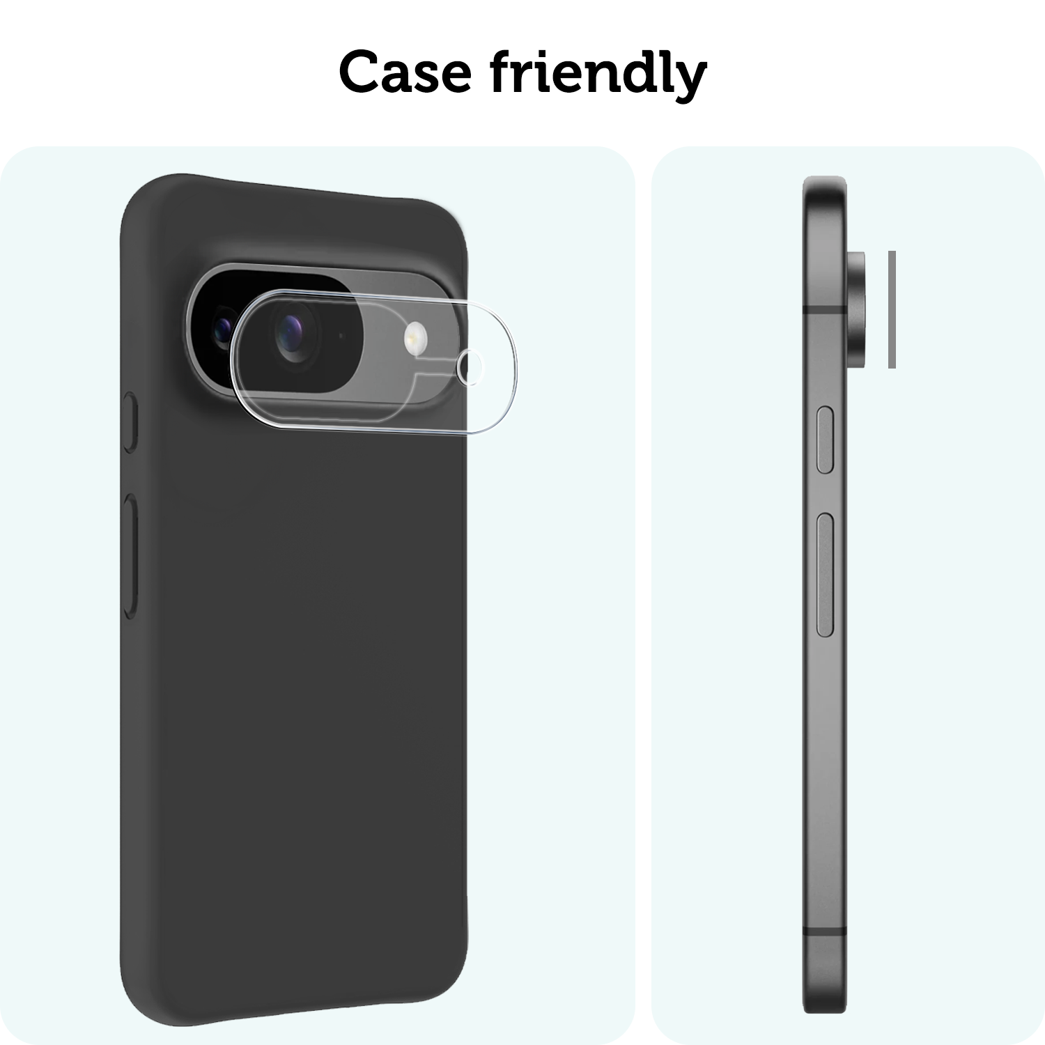 Forterra Screenprotector Geschikt voor Google Pixel 9 Camera Lens Screenprotector Glas - Screenprotector Geschikt voor Google Pixel 9 Screenprotector Camera Protector Gehard Glas - 2 PACK